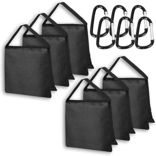 EMART Sand Bags 6 Pack for Weight, Heavy Duty Sandbags for Canopy Legs | Review: Tested and Rated