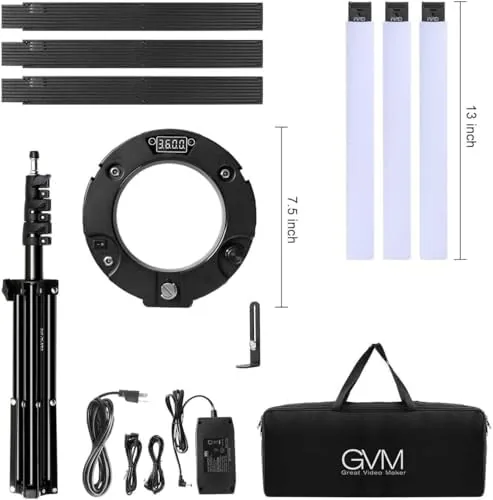 Testing the GVM Great Video Maker 600S LED Ring Light, 90W Dimmable over two weeks
