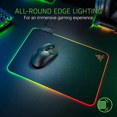 The Razer Firefly Hard V2 RGB Gaming Mousepad, Customizable Chroma Lighting compared in context