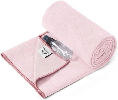 Yoga Mat Towel Non Slip for Hot Yoga Towel with Silicone Grip & Free Review: Tested and Rated
