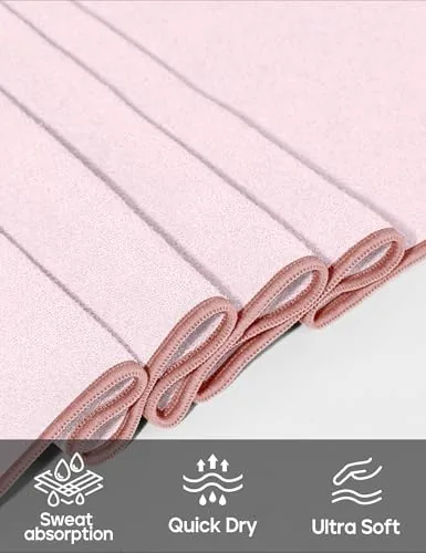 Close look at the Yoga Mat Towel Non Slip for Hot Yoga Towel with build quality
