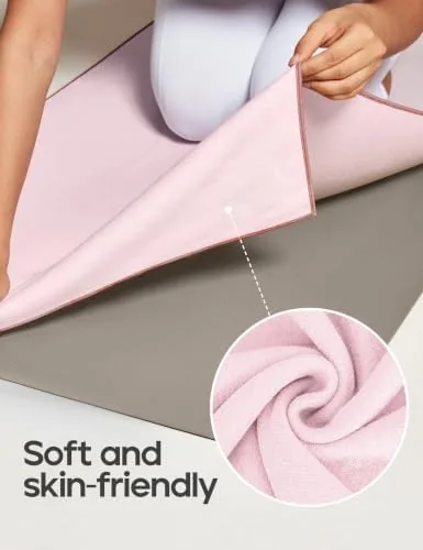 The Yoga Mat Towel Non Slip for Hot Yoga Towel with in real use