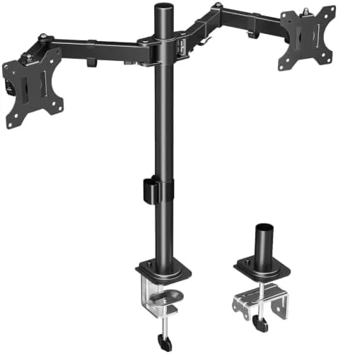 MOUNTUP Dual Monitor Desk Mount, Max 32 Inch up to 17.6lbs, Fully Adjustable Dual Review: Tested and Rated