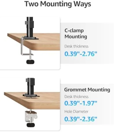 Testing the MOUNTUP Dual Monitor Desk Mount, Max 32 Inch up to over two weeks