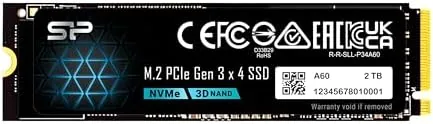 Overview of the Silicon Power 2TB NVMe M.2 PCIe Gen3x4 2280 SSD Solid