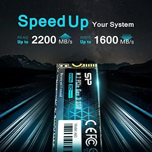 Close look at the Silicon Power 2TB NVMe M.2 PCIe Gen3x4 2280 SSD Solid build quality