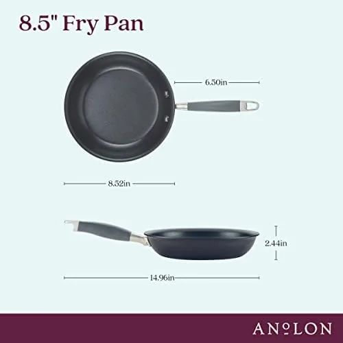 The Moonstone nonstick interior of the Anolon frying pan