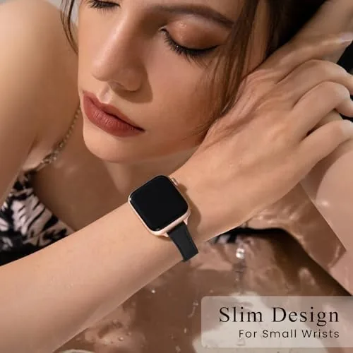 Close up of the STIROLL band lugs clicking into the Apple Watch case