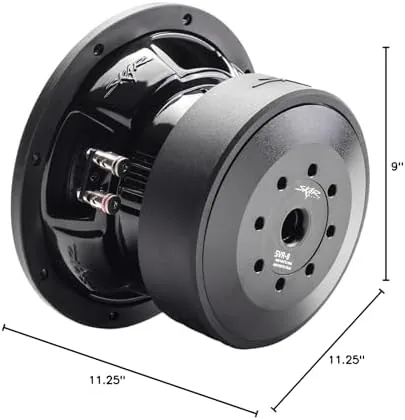 The Skar Audio SVR-8 D4 8" 800 Watt Max Power Dual compared in context