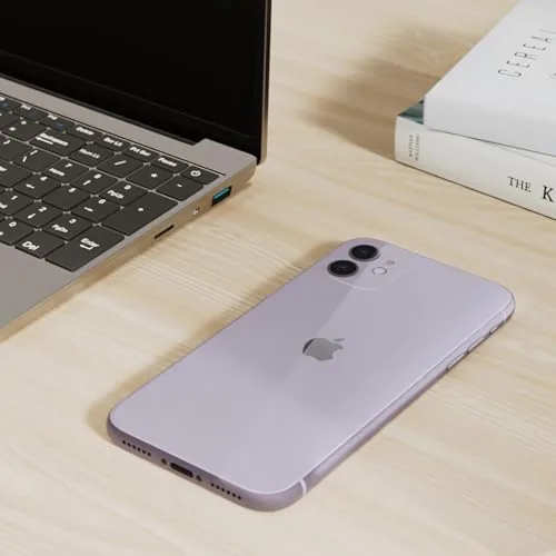 Close look at the Apple iPhone 11, US Version, 64GB, Purple for AT&T (Renewed) build quality