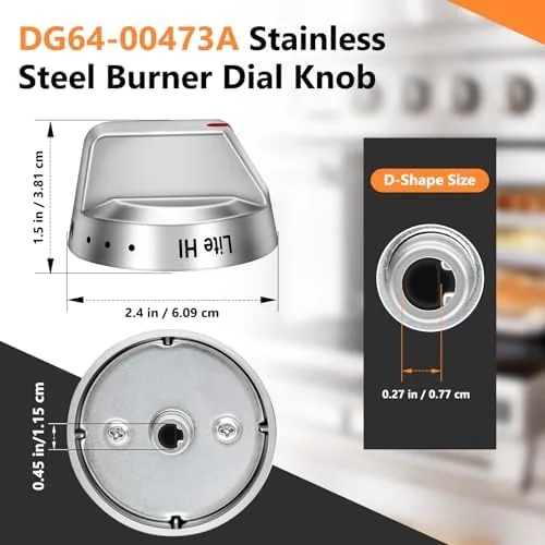 Close up of the metal insert on the back of a DG64-00473A <a href=