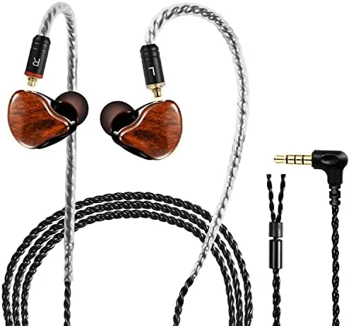 in Ear Monitor Headphones, HiFi Stereo IEM Earphones, Dynamic Dual Driver Wired Earbuds with Review: Tested and Rated