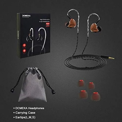 The in Ear Monitor Headphones, HiFi Stereo IEM Earphones, Dynamic Dual compared in context