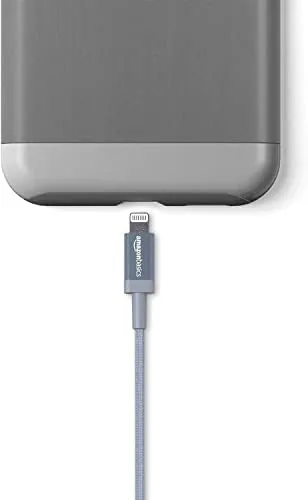 iPhone charging from a wall adapter using the braided cable