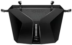 The Nighthawk RAX50 compared side by side with a budget router