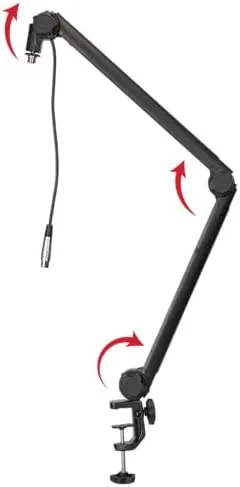 Gator Frameworks Deluxe Microphone Boom Arm Stand (GFWMICBCBM3000) | Fully Adjustable with a Quiet Review: Tested and Rated