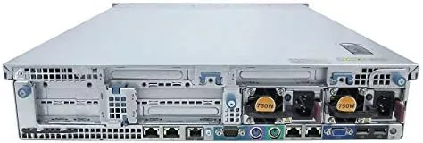 Virtual machine console running on the server with several services active