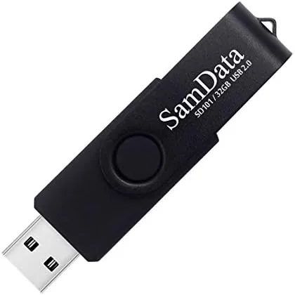 Close look at the SamData 32GB USB Flash Drives 2 Pack 32GB Thumb Drives build quality