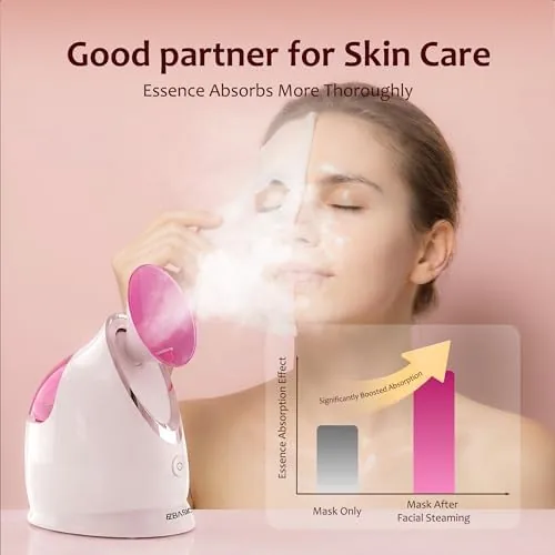 The EZBASICS Facial Steamer, Nano Ionic Warm Mist for Facial Deep compared in context