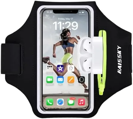 HAISSKY Running Armband Review: A Secure Zippered Pocket for Big Phones and Small Runs