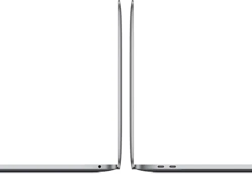The renewed MacBook Pro 13 next to a new MacBook Air for comparison
