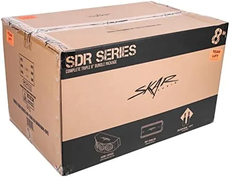 The Skar Audio Triple 8" Complete 2,100 Watt SDR Series Subwoofer compared in context