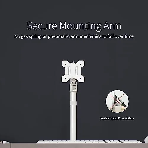 Testing the VIVO Single Monitor Arm Desk Mount, Holds Screens up to over two weeks