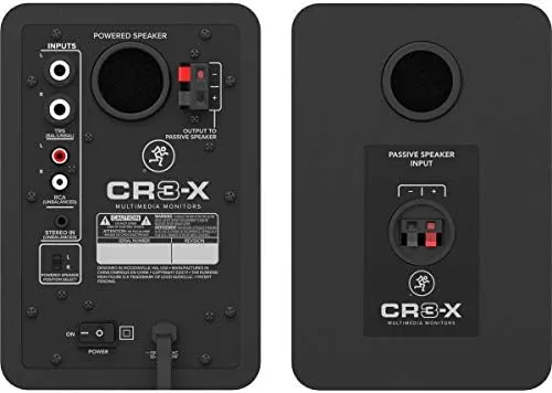 The Mackie CR-X Series, 3.5-Inch Multimedia Monitors with Professional Studio-Quality Sound compared in context