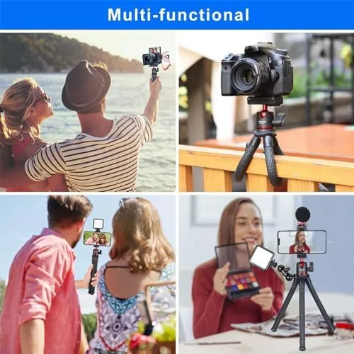 The ULANZI Camera Tripod, Mini Flexible Stand w Hidden Phone Holder compared in context
