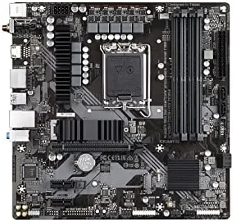 Close view of the M.2 slots and heatsinks on the B760M DS3H AX