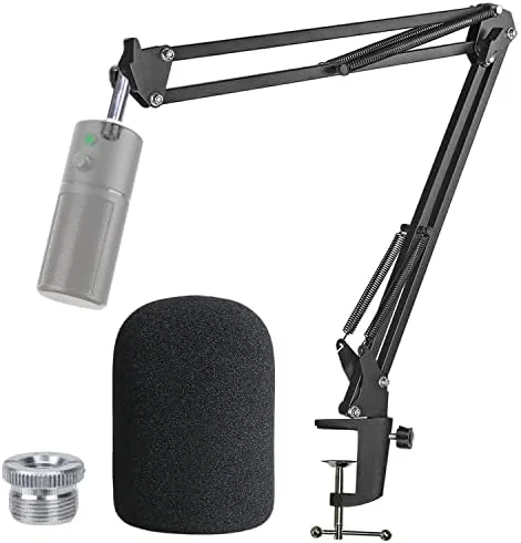 Razer Seiren X Boom Arm with Pop Filter - Mic Stand with Foam Cover Review: Tested and Rated