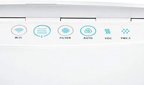 The Classic 280i air purifier moved into a home office setup