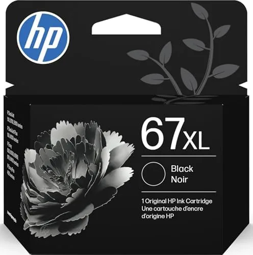 HP 67XL Black High-Yield Ink Cartridge | Works with DeskJet 1255, 2700, 4100, Envy Review: Tested and Rated