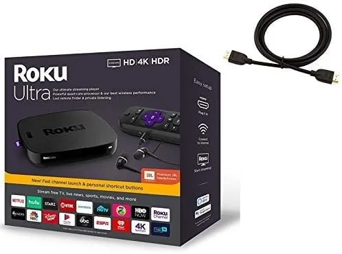 Close look at the Roku Ultra Streaming Media Player 4K/HD/HDR build quality