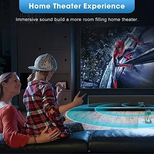 The BESTISAN Soundbar, TV Sound bar with Bluetooth 5.0, Optical AUX compared in context