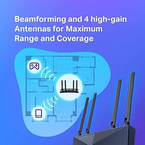 Archer AX20 connected to a modem in a home network setup