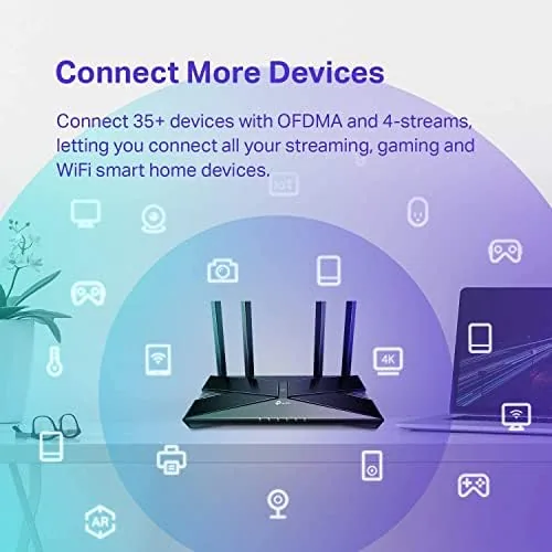 Gaming laptop on Wi-Fi showing low latency through the Archer AX20