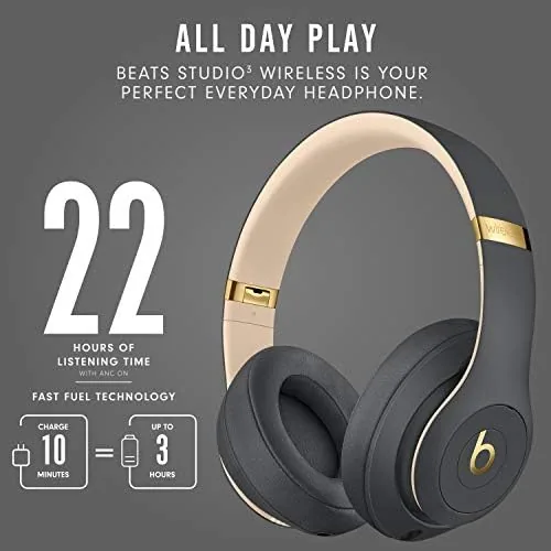Beats Studio3 Wireless folded flat in a travel case