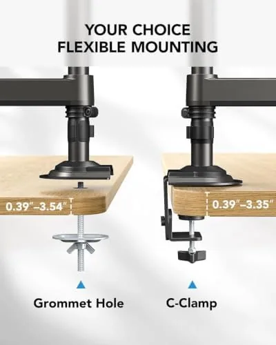Testing the HUANUO 17-32 Inch Dual Monitor Stand, Vertical Dual Monitor Mount over two weeks