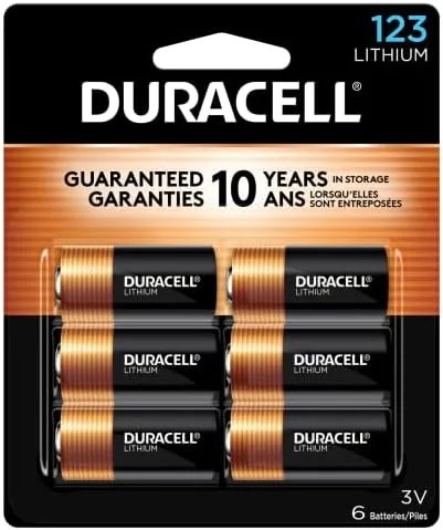 Duracell CR123A 3V Lithium Battery, 6 Count, 10-Year Storage, High Power Review: Tested and Rated