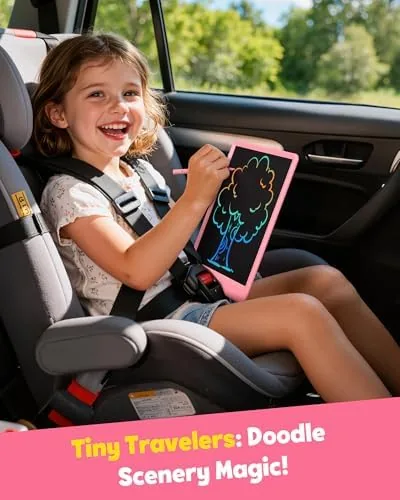 The LCD Writing Tablet for Kids, 10-inch Coloring Drawing Pad, Mess in real use