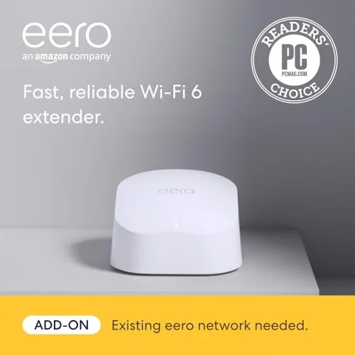 Overview of the Amazon eero 6 mesh wifi add-on extender - Add up