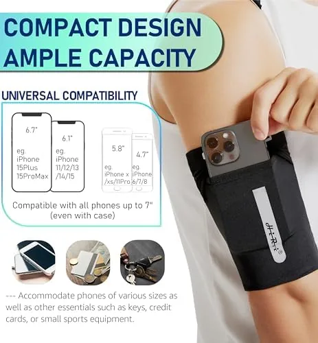 Another view of the Running Armband Sleeve Universal Sports Armband Cell Phone Holder Armband