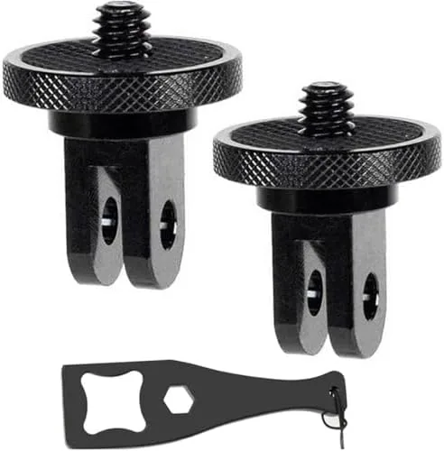 Aluminum Camera Tripod Adapter 1/4"-20 Conversion Adapter Mounts Compatible with Gopro Action Cameras Insta360 Review: Tested and Rated