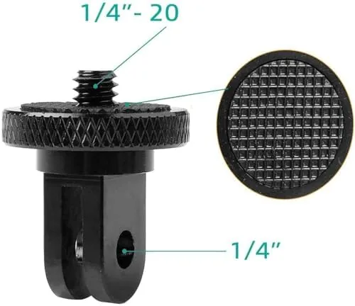 The Aluminum Camera Tripod Adapter 1/4"-20 Conversion Adapter Mounts Compatible with compared in context