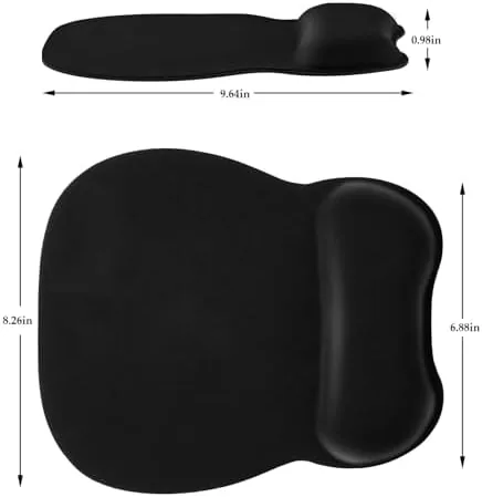 Another view of the EooCoo Ergonomic Mouse Pad with Wrist Rest, Memory Foam Support