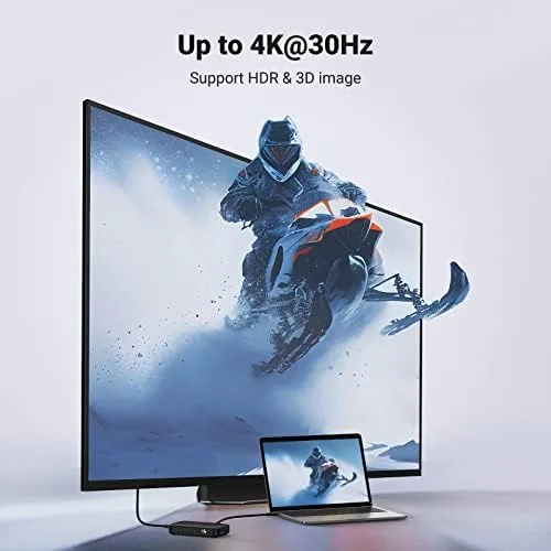 The UGREEN HDMI Switch 3 in 1 Out, 4K@30Hz, with Remote in real use