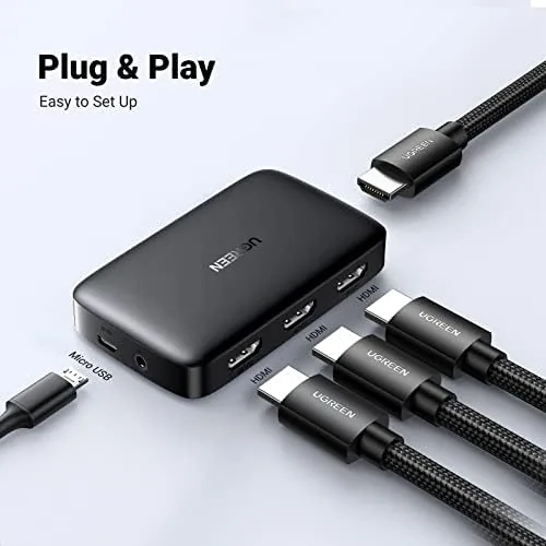 Testing the UGREEN HDMI Switch 3 in 1 Out, 4K@30Hz, with Remote over two weeks