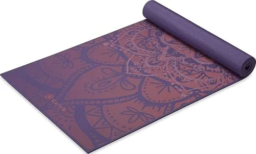 Gaiam Premium Yoga Mat, 6mm Thick Print Mat | Premium 6mm thick cushioning for Review: Tested and Rated