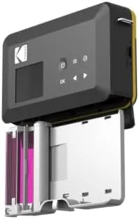 A Mini 2 printer with the 4PASS cartridge loaded and ready to print